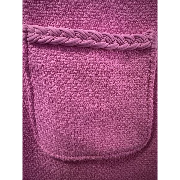 NWT Maje Rapela Tweed Pink Mini Dress Size 8 Medium NEW - Picture 4 of 9